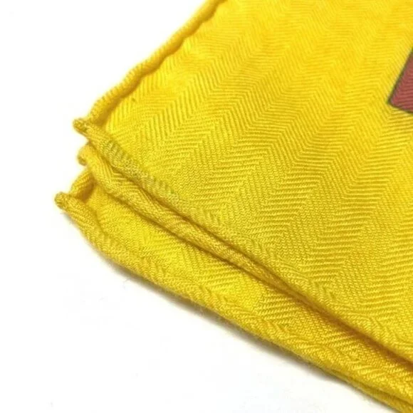 HERMES Pellier Calle Jean 140 Large Shawl Stole Scarf Cashmere / silk - Picture 5 of 14